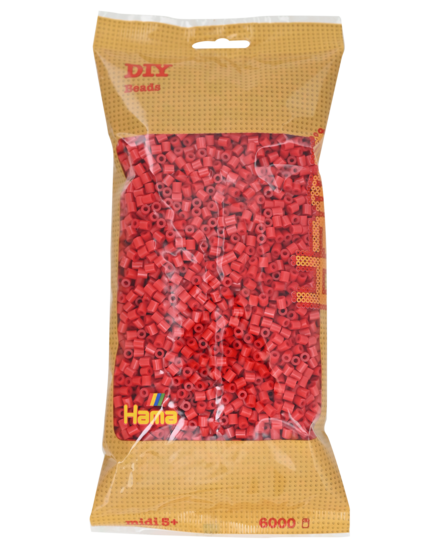 Hama strijkkralen 05 Rood (6000 stuks)