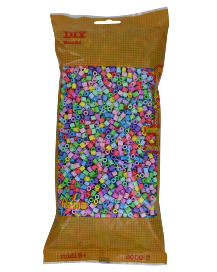 Hama strijkkralen pastel mix (6000 stuks)