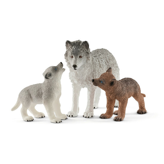 Schleich 42472 Wolvenmoeder met welpen