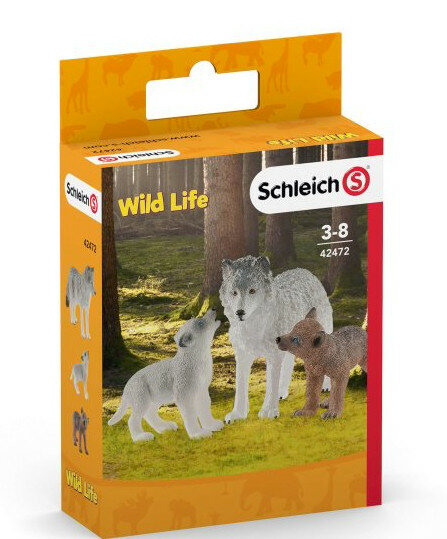 Schleich 42472 Wolvenmoeder met welpen