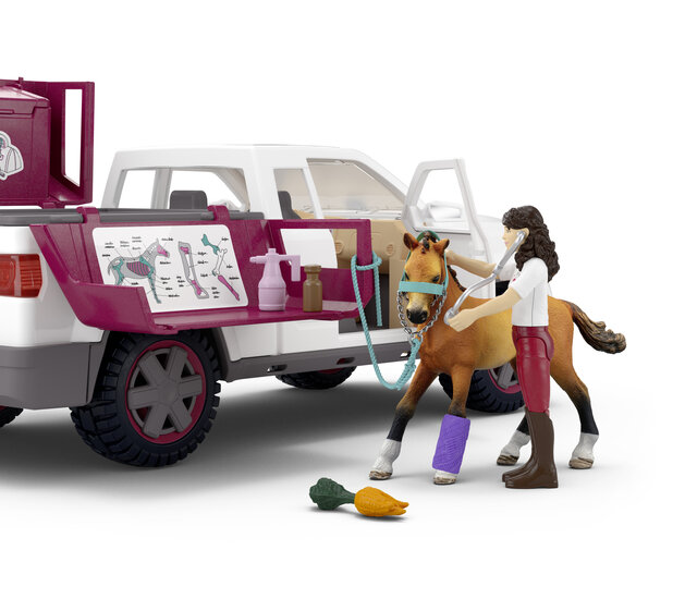 Schleich 42704 Mobiele dierenarts met aanhanger