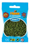 Hama mini kralen kl 84 Olijf Groen