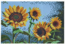 Hama Strijkkralen 3608 Art Sunflowers set 10.000 st.