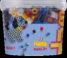 Hama Maxi Strijkkralen Set 600 delig - Primaire kleuren