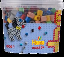 Hama Maxi Strijkkralen Set 600 delig - Kleurenmix 69