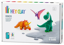 Hey Clay - Dino&#039;s - Pterodactylus, Triceratops &amp; Tyrannosaurus