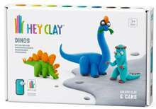 Hey Clay - Dinos - Pachycephalosaurus, Brachiosaurus &amp; Stegosaurus