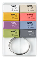 Fimo soft Trend Kleuren set - 8 halve blokken + armband