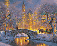 Stille nacht in Central Park - Schipper 40 x 50 cm