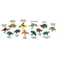 Safari 694804 Mini Kikker &amp; Schildpadden Set (12 stuks)