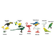 Safari 680404 Mini Exotische Vogel Set (11 stuks)