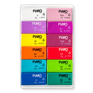 FIMO soft material pack with 12 half blocks Brilliant