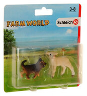 Schleich 87391 Farm Life 2 Pack 2 Lammetje en Jonge Duitse herder