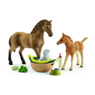 Schleich 42432 Baby dieren verzorging set (Sarahs zorg voor jonge dieren)