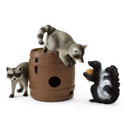 Schleich 42532 Nootachtige kattenkwaad (Wasberen &amp; Stinkdieren set)