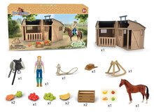 Collecta 84246 Paarden set met stal