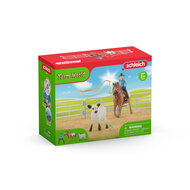 Schleich 42577 Team roping met cowgirl