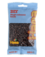 Hama strijkkralen 12 Choco