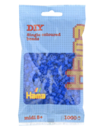 Hama strijkkralen 36 Blauw Neon