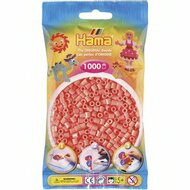 Hama strijkkralen 44 Rood Pastel