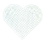 Hama Pegboard large heart white