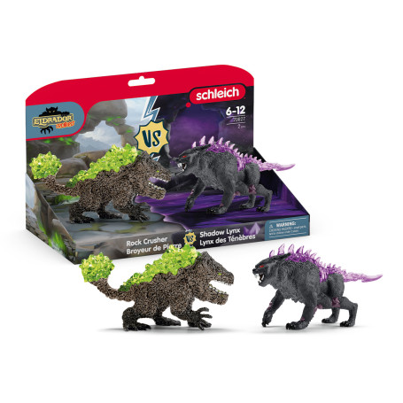 Schleich 70827 Shadow Lynx vs Rock Crusher