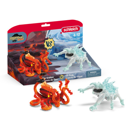 Schleich 70826 Pieuvre de Feu vs Insecte de Glace