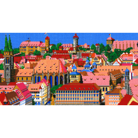 Stickit 41275 Stadt Nürnberg mit Burg