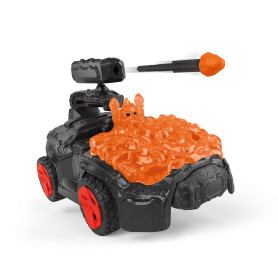 Schleich 42668 Lava-crashmobiel met Mini Creature