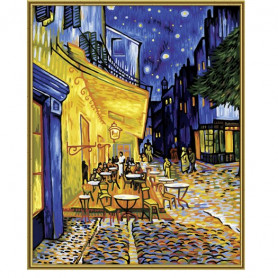 The Café Terrace at Night 40 x 50 cm.